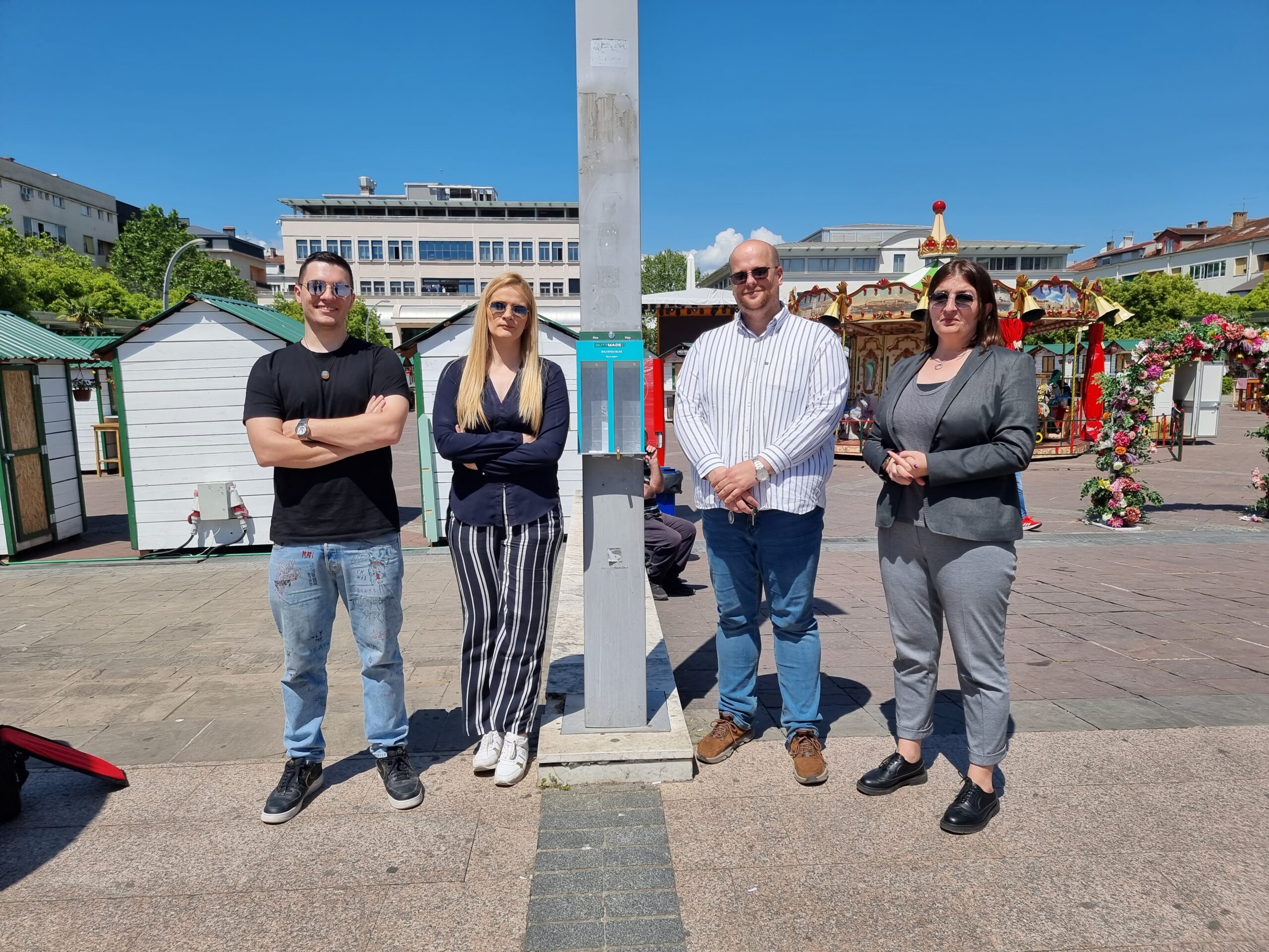 Anketne pepeljare postavljene na tri lokacije u Podgorici