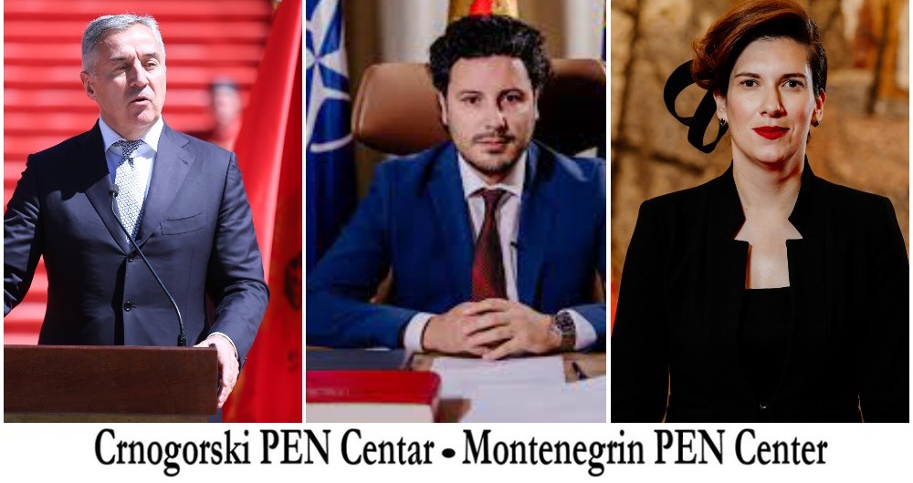 PEN centar pisao Đukanoviću, Abazoviću i Vlaović: Ideolozi velikosrpstva pokušavaju izvršiti smrtnu presudu nad crnogorskom nacijom!