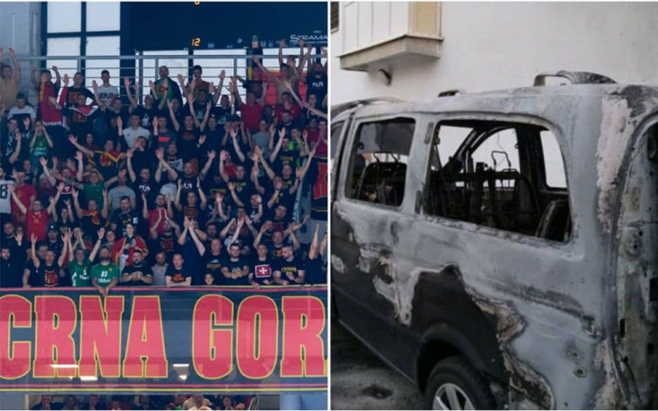 Vlasnik zapaljenog kombija navijača BiH: Dobio sam nove prijatelje iz Crne Gore