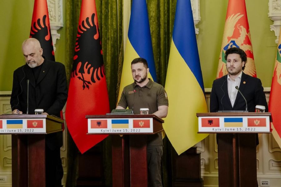 Zajednički pres Abazovića, Rame i Zelenskog: Puna podrška Ukrajini na putu ka Evropskoj uniji
