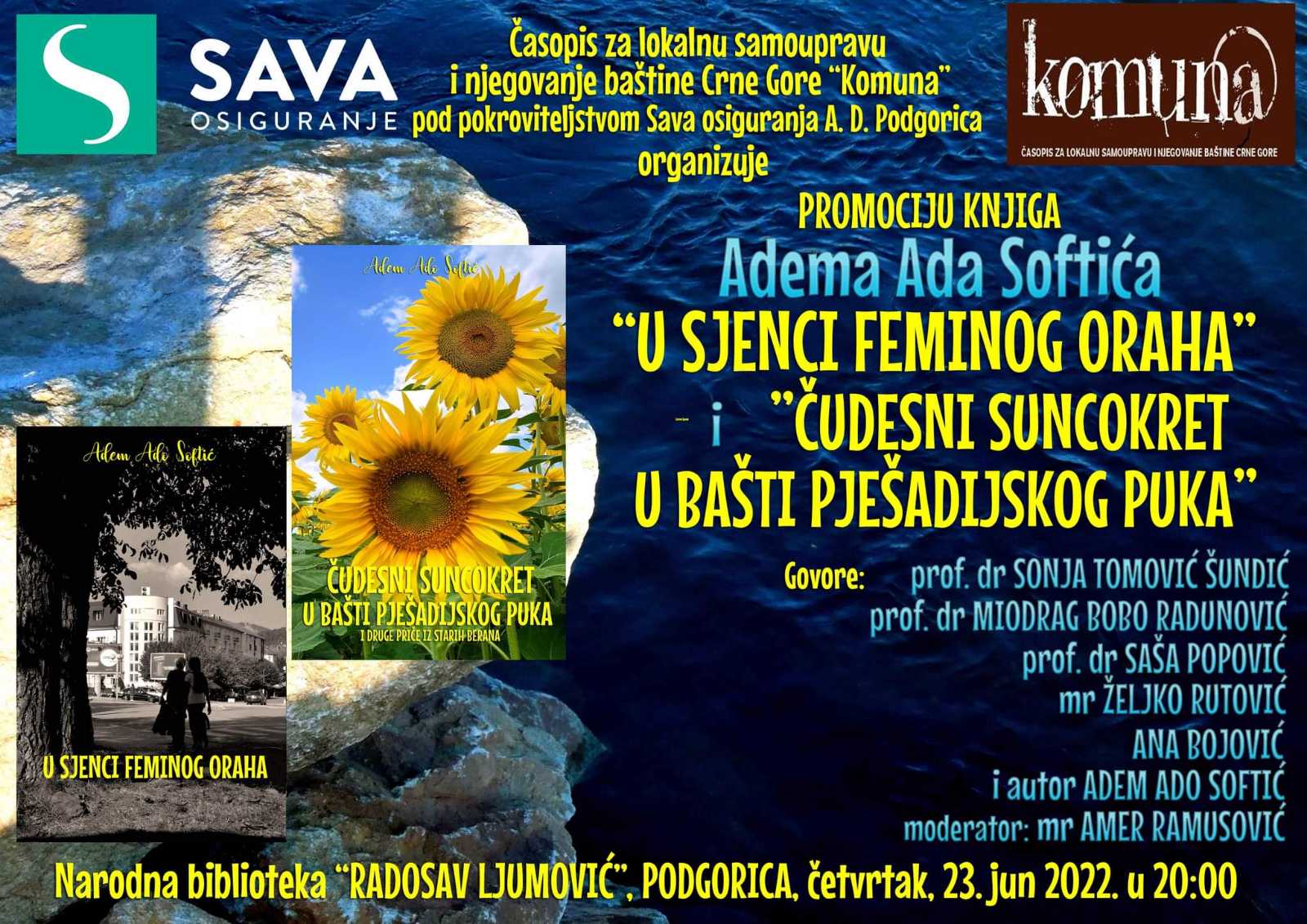 Sjutra promocija knjiga o starima Berana Adema Ada Softića