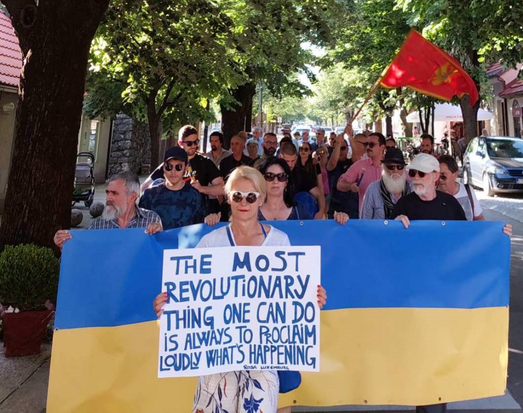 Na Cetinju večeras šetnja podrške  Ukrajini