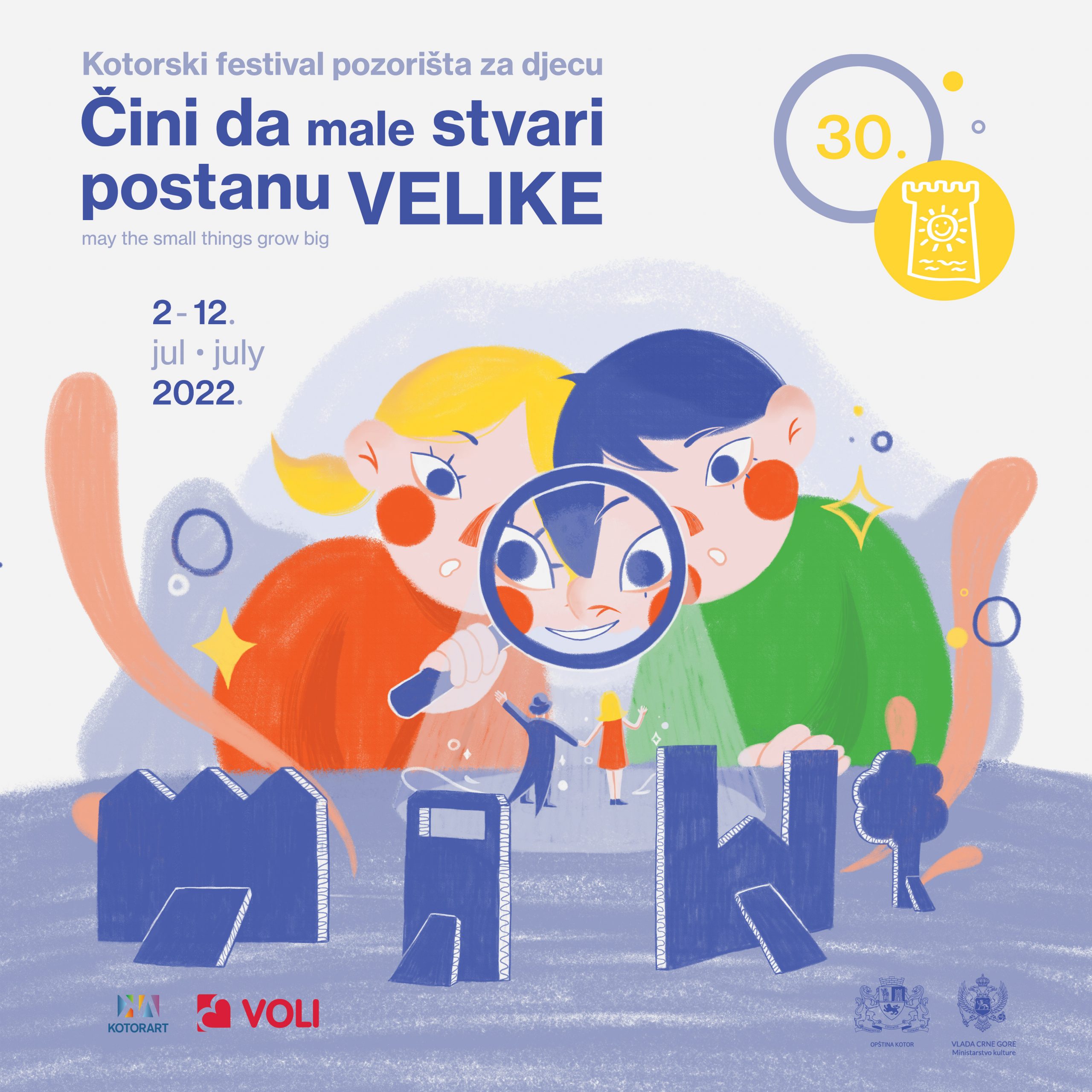 Kotorski festival pozorišta za djecu od 2. do 12. jula