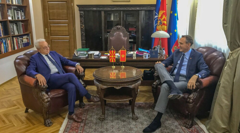 Krivokapić: Trpkoski doprinio dodatnom jačanju odličnih odnosa između Crne Gore i Sjeverne Makedonije
