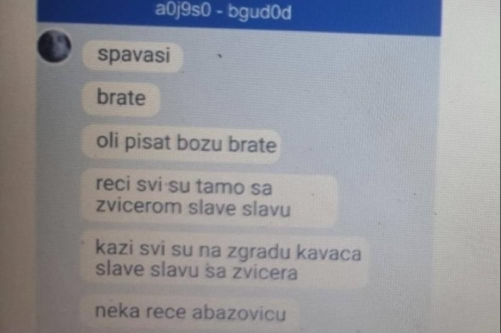M PORTAL – Škaljarci preko „SKY ECC“ javljali generalnom sekretaru Vlade aktivnosti Kavčana: Reci Božu da su svi kod Zvicera, neka reče Abazoviću..