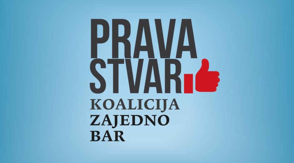 Izborna lista “PRAVA STVAR, Koalicija Zajedno Bar” jedini garant razvoja i modernizacije našeg grada