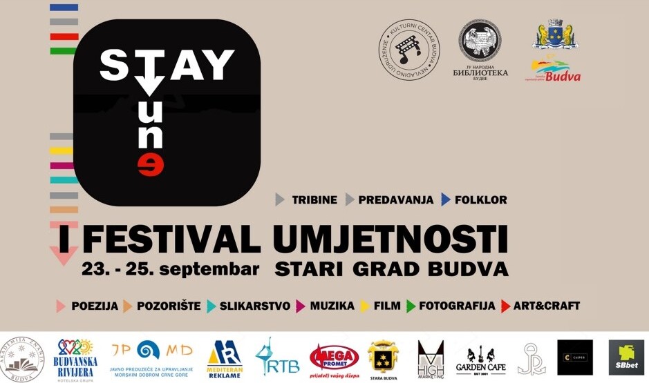 Festival umjetnosti Stay Tune od 23. do 25. septembra u Budvi