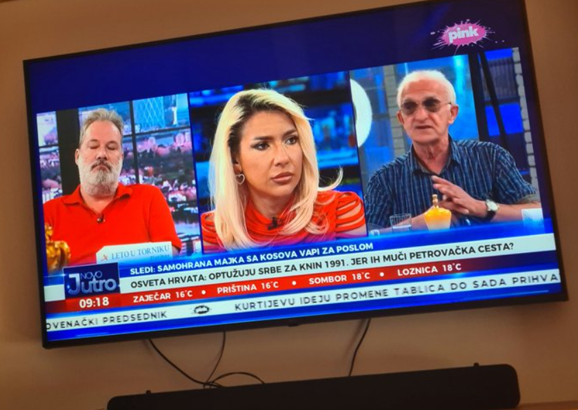 Uprkos zabrani: Jutarnji program Pinka i dalje se emituje u Crnoj Gori