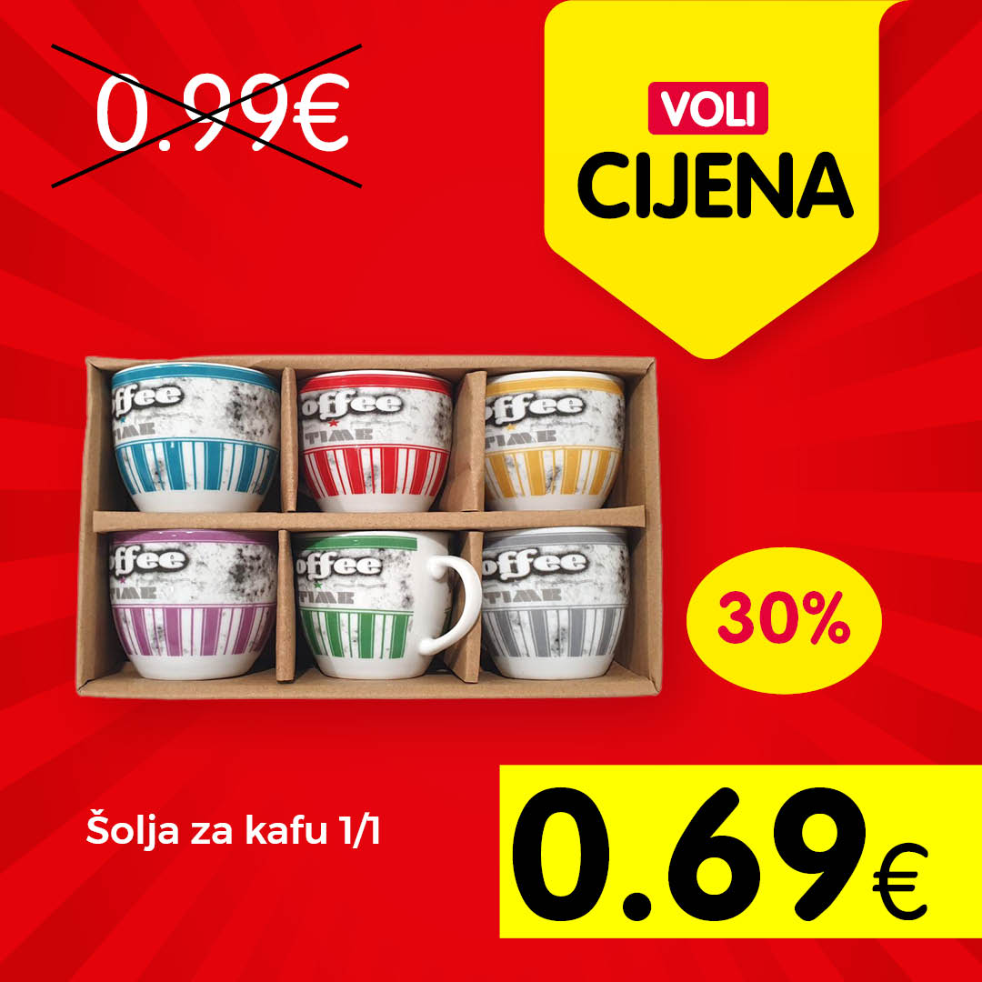 Novi krug Voli cijena u svim VOLI i Naš diskont marketima