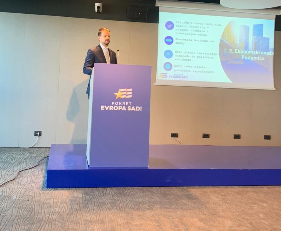 Milatović predstavio četvorogodišnji program Evrope sad: Imamo najbolji plan i najbolje ljude