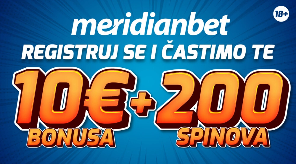 Meridian ponovo časti: Registruj se, uzmi 10 eura i sastavi Mundijalski tiket!