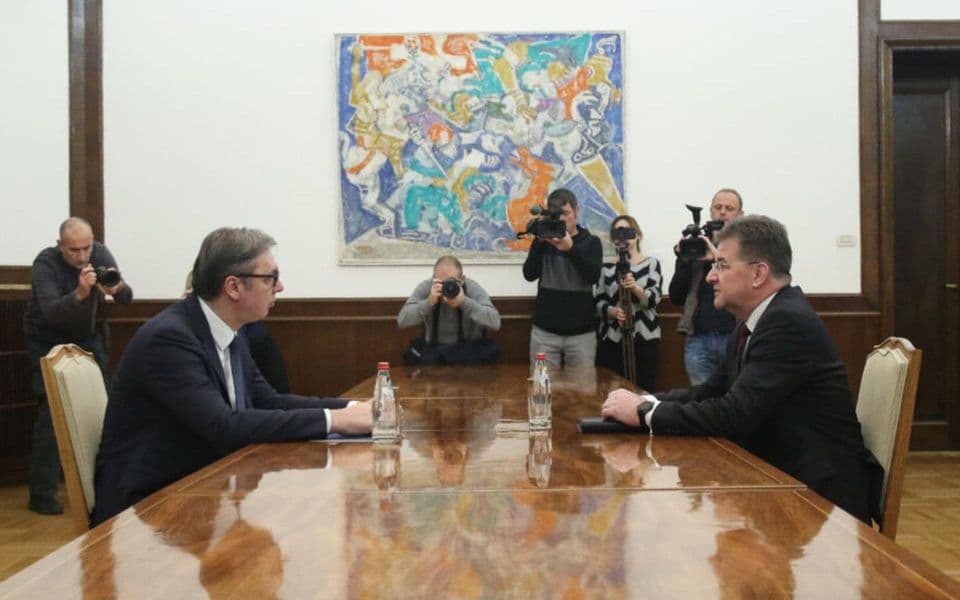 Lajčak: Sa Vučićem o nastavku dijaloga i povratku Srba u institucije u Prištini