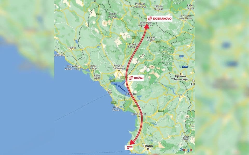 Beograd i Tirana iskoristili crnogorsku teritoriju iako je Podgorica uvela sankcije Rusiji