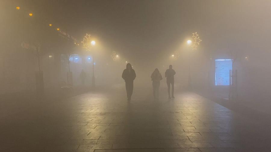 Pljevlja: Magla i povećana koncentracija štetnih čestica u vazduhu