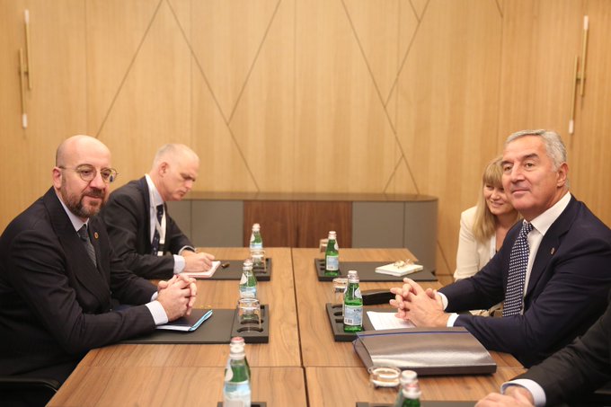 Đukanović sa Mišelom: Ohrabruje spremnost Brisela da pomogne Crnoj Gori da izađe iz krize