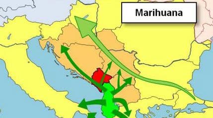 KRIJUMČARSKA ŠEMA: Crna Gora prva tranzitna tačka za šverc marihuane, policija za dva mjeseca zaplijenila skoro 200 kilograma droge
