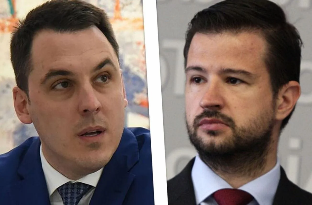 Vuković objavio zastave iz kabineta: Dok ne useli naredni gradonačelnik i ‘okiti’ ga novim znamenjem; Milatović odgovorio stihovima: Moje zastave, uvijek su iste boje