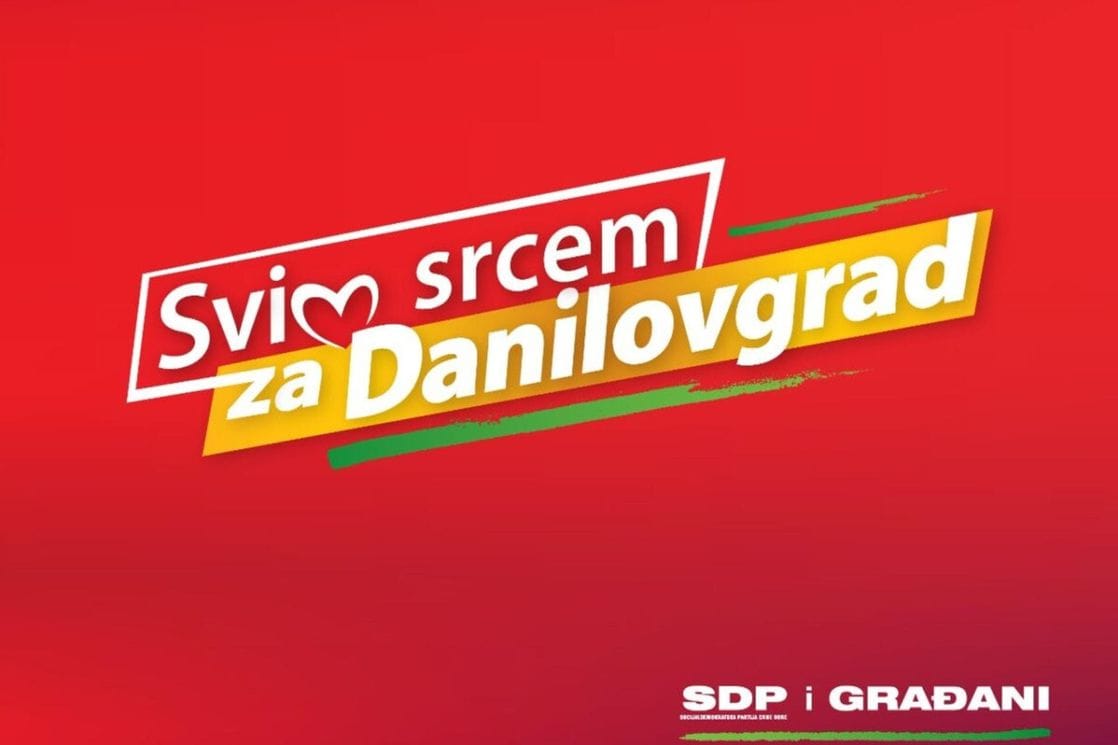 SDP i Građani – Svim srcem za Danilovgrad: Podnijećemo zahtjev za smjenu Đokovića