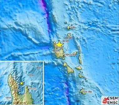 Snažan zemljotres pogodio Vanuatu, izadato upozorenje na cunami