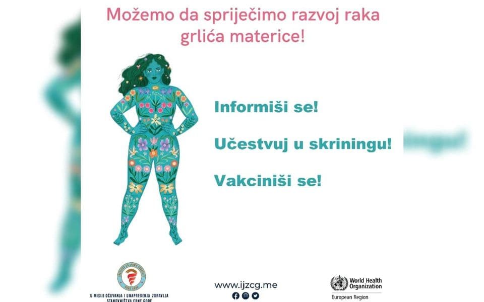 Crna Gora prva u Evropi po stopi obolijevanja i umiranja od raka grlića materice