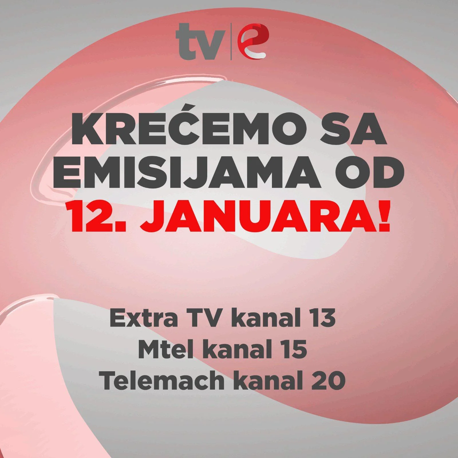 TV e i zvanično počela da radi, Drobac: Očekujte neočekivano u nenormalno vrijeme
