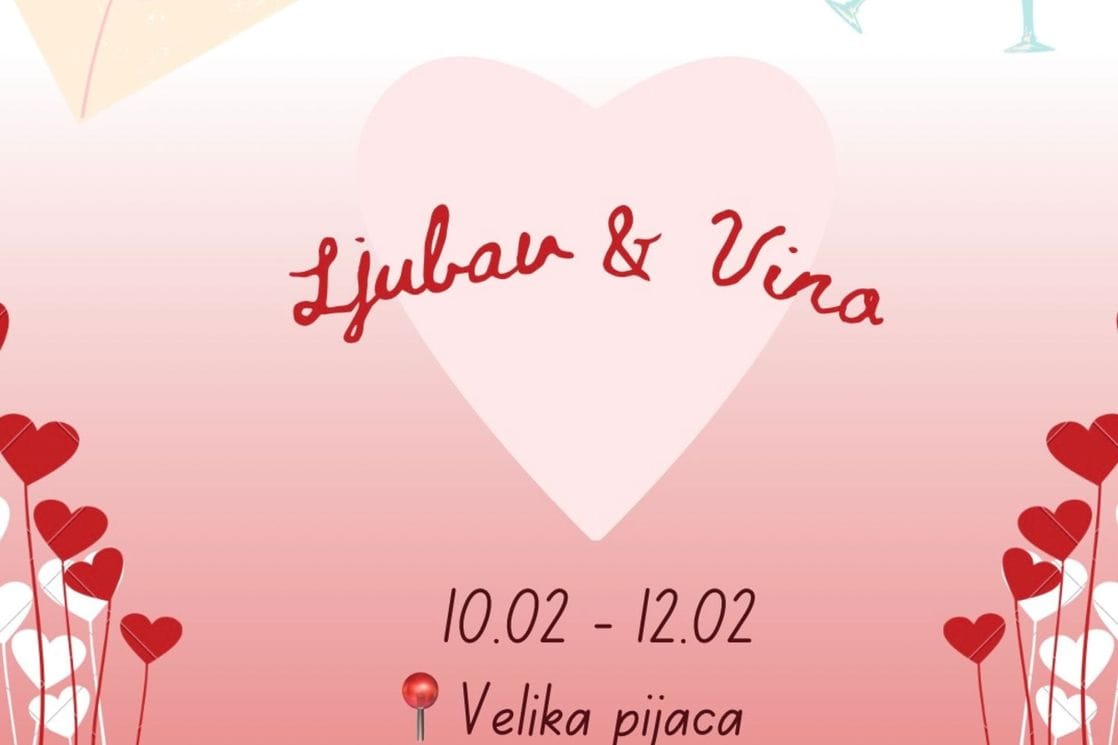 Ljubav i vino: Na Velikoj pijaci u Podgorici sajam u susret Danu zaljubljenih