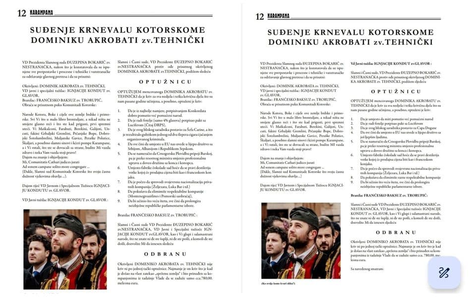 CENZURISANA &#8221;KARAMPANA&#8221;: Uklonili stavke o Temeljnom ugovoru, ,,Otvorenom Balkanu“ i Radu Miloševiću