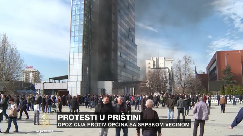 Završen buran protest u Prištini protiv formiranja ZSO