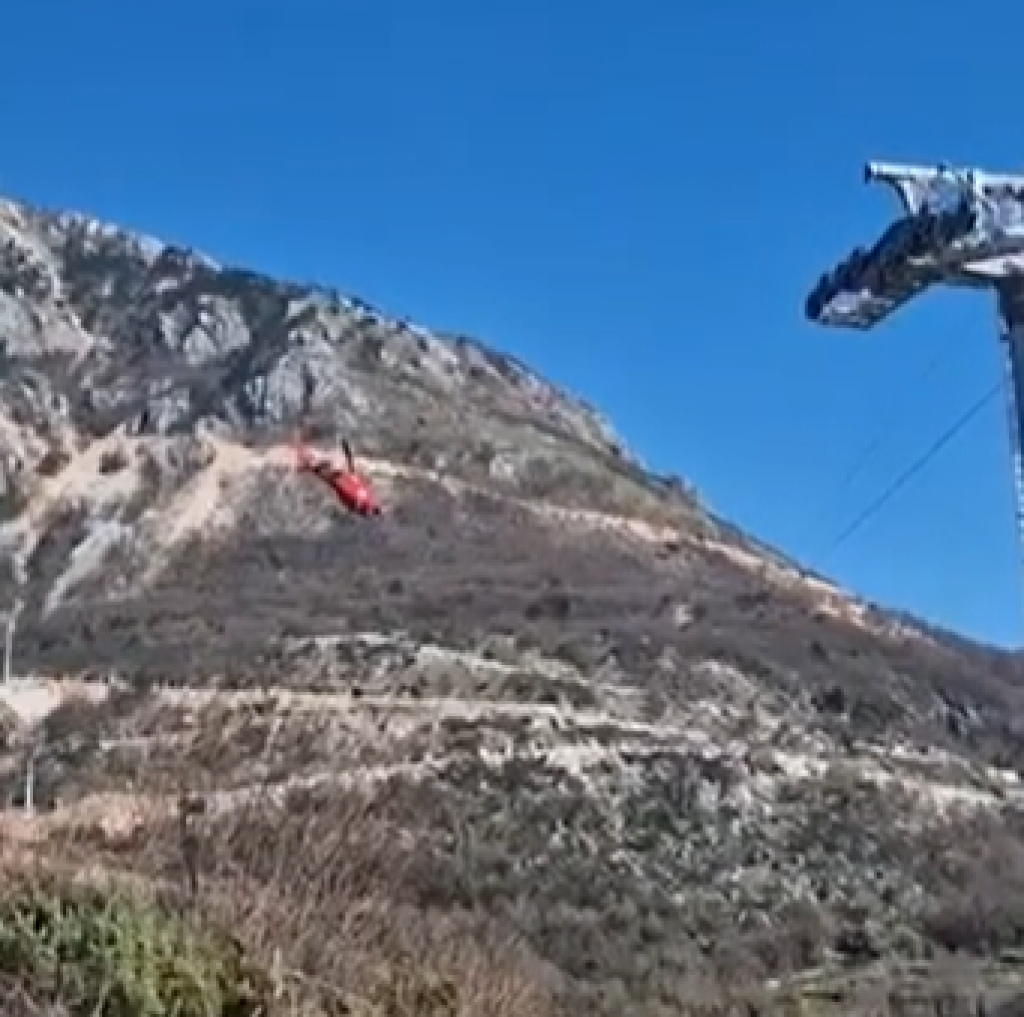 (FOTO) Postavljena žica na žičari Kotor-Lovćen