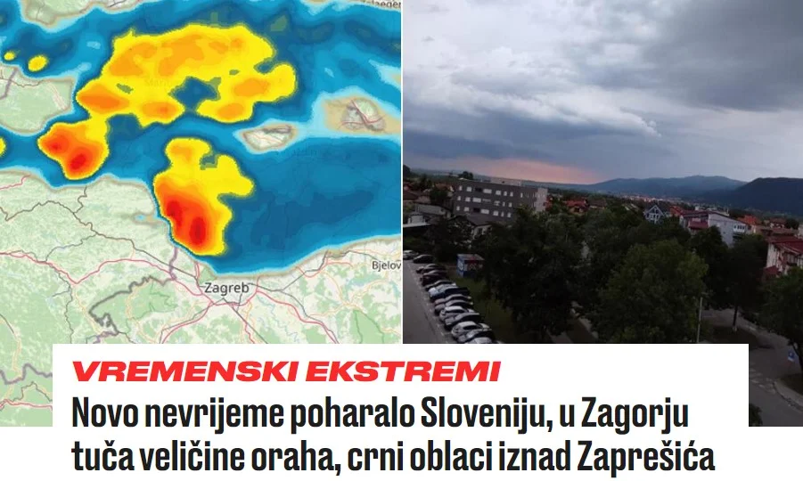 Nova oluja u Sloveniji i Hrvatskoj