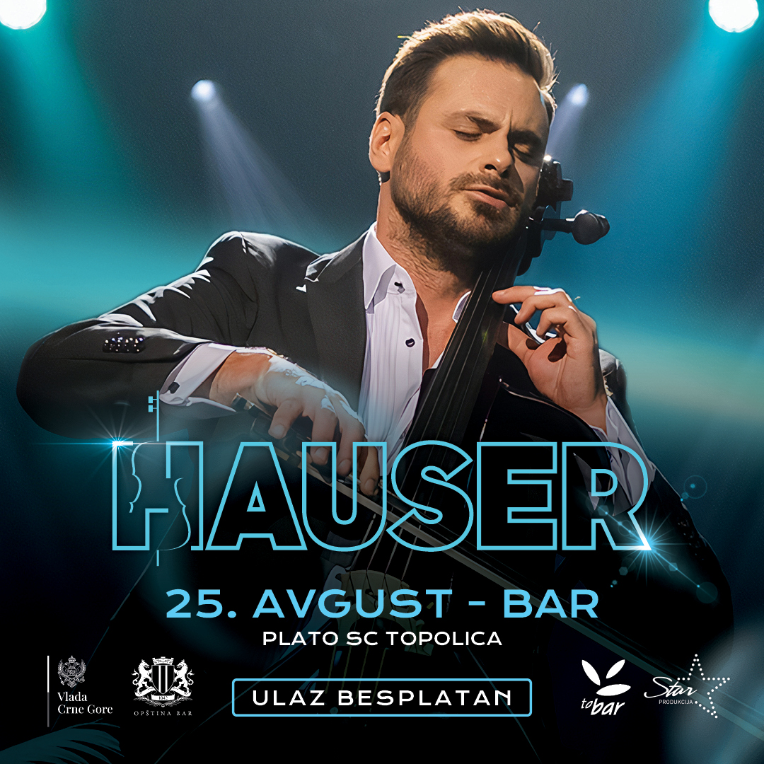 Stjepan Hauser otvara prvu samostalnu turneju u Baru