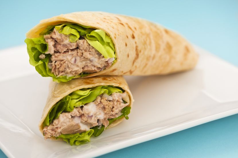 Tortilja sa povrćem i tunjevinom