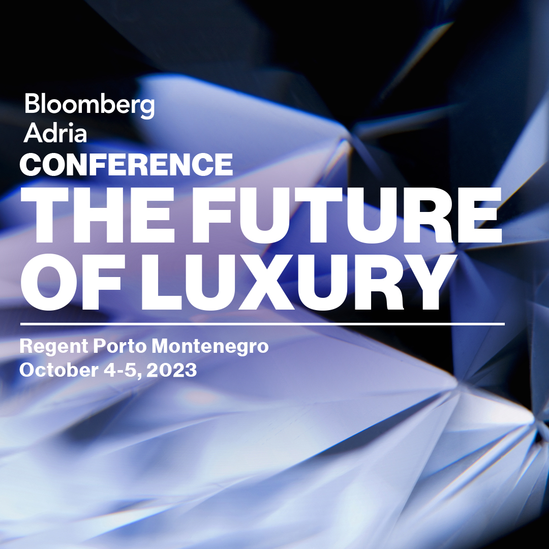Saznajte sve o budućnosti industrije luksuza na konferenciji koju u Porto Montenegru 4-5. oktobra organizuje Bloomberg Adria