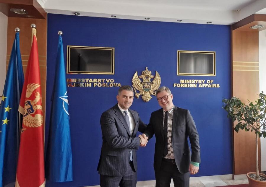 Markić- Tosevski: Odlični bilateralni odnosi Crne Gore i Sjeverne Makedonije, saradnja<br>u duhu prijateljstva i savezništva