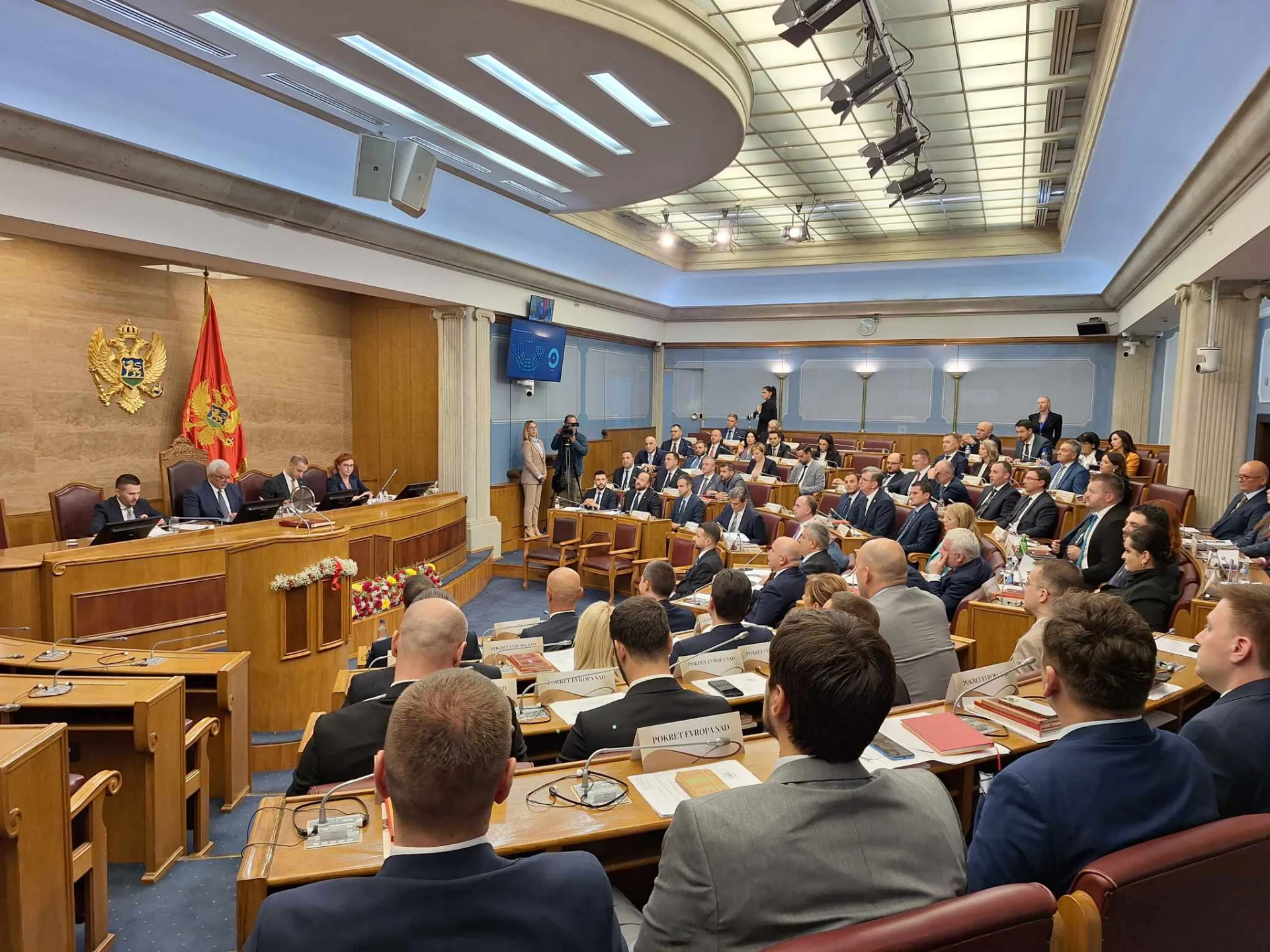 Zasijedala Skupština: Sastav odbora i formalno izabran, druga sjednica u ponedjeljak