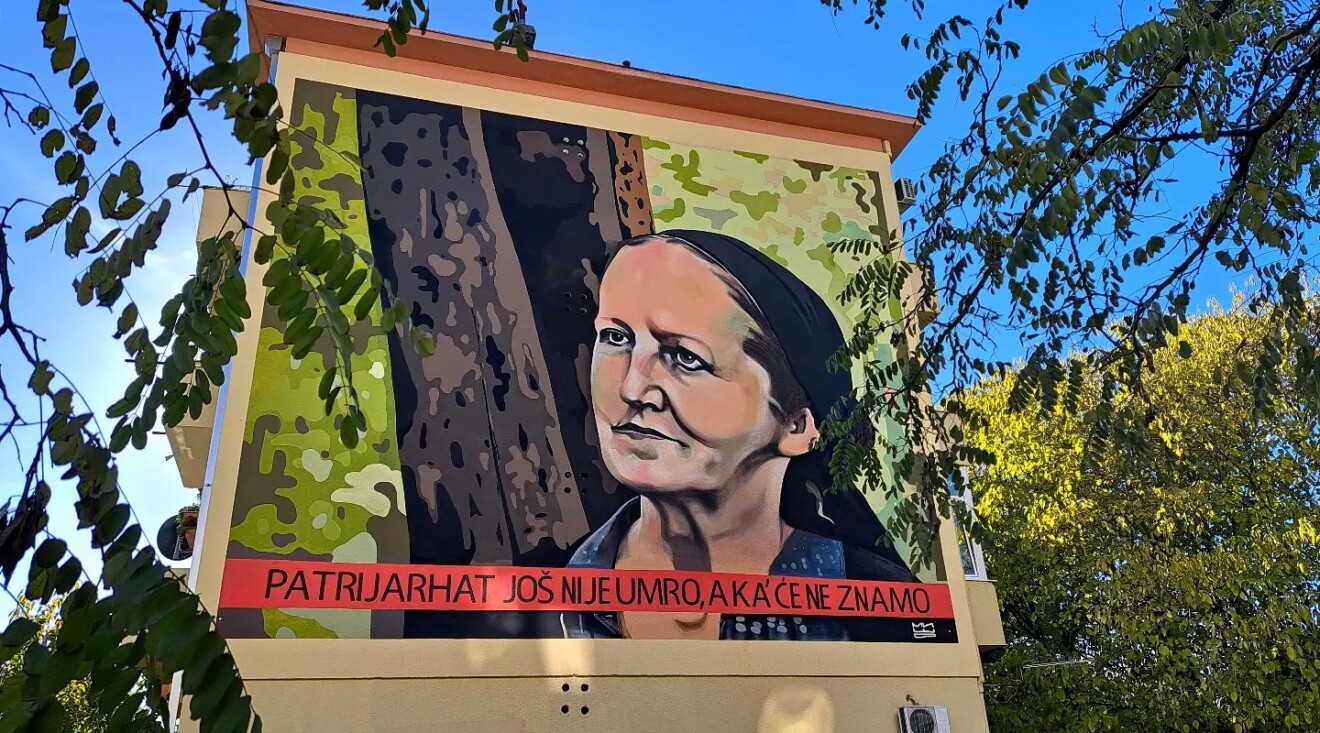 Ljeposava iz serije “Đekna” dobila mural u Podgorici