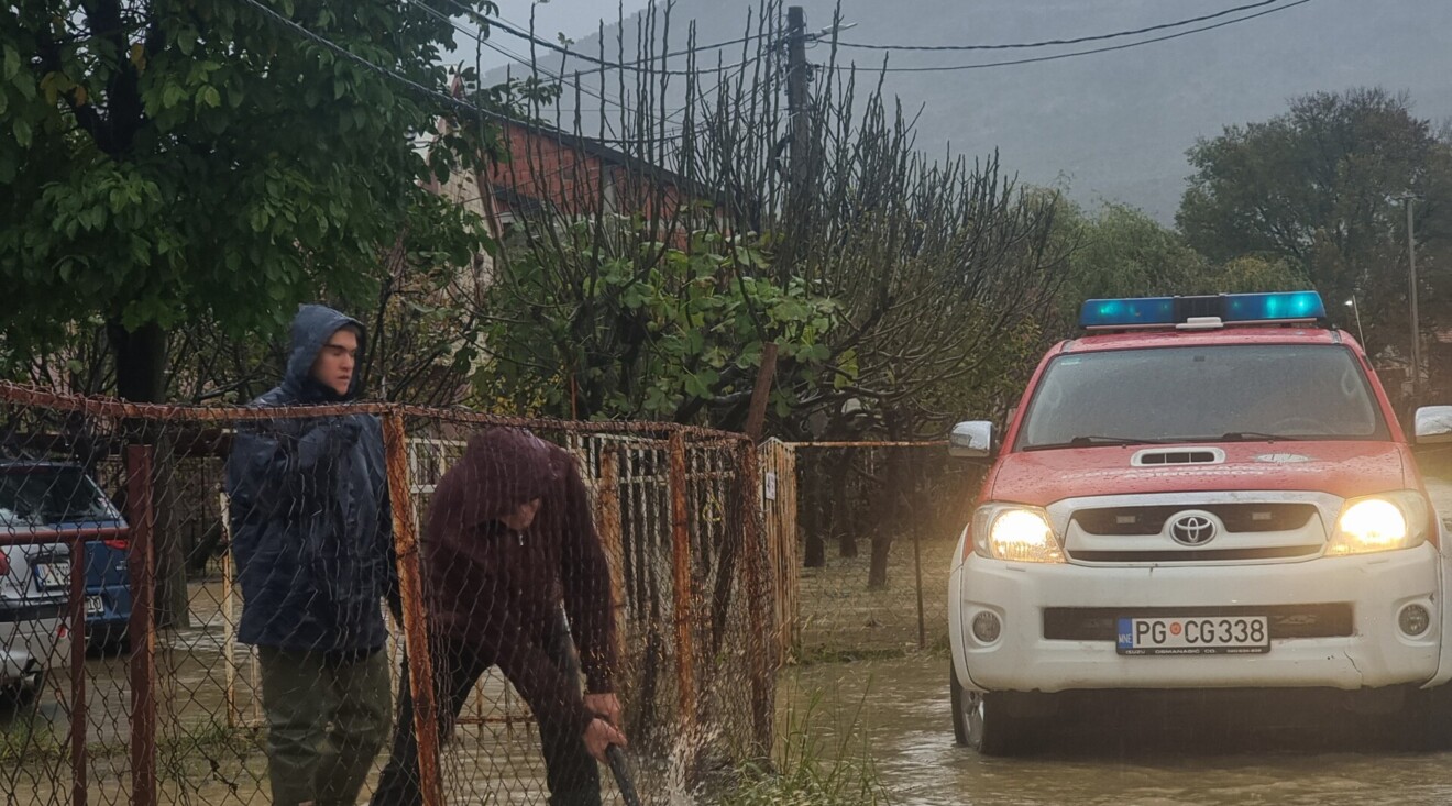 U Podgorici za više od 24 sata palo 170 litara kiše na metar kvadratni