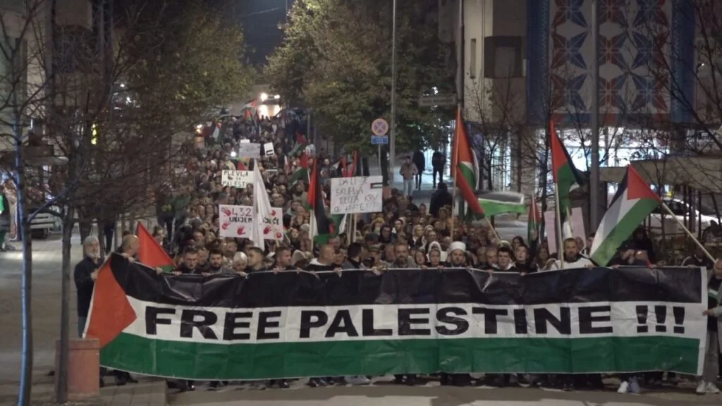 U Pljevljima održan skup podrške narodu Palestine