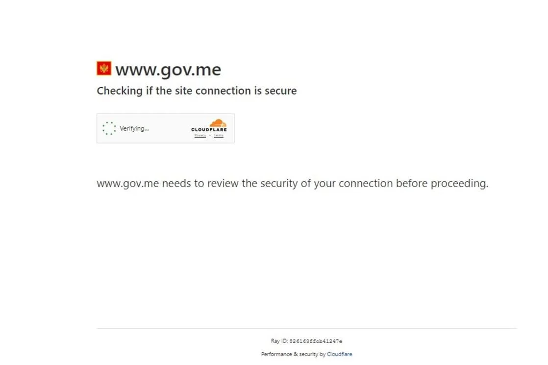 Uz prijeteći mejl &#8220;Dok sam živ, bićete ugašeni&#8221; &#8211; oborena internet platforma Vlade Crne Gore