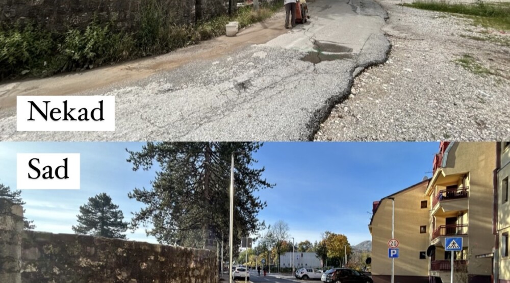 Cetinje: Završeni radovi na rekonstrukciji dijela saobraćajnice i uređenju prostora ispred Starog groblja