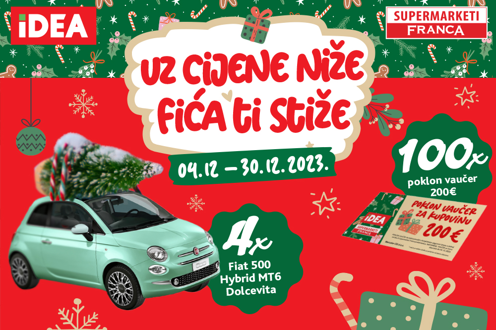 IDEA i Franca: Proslavite praznike na svoj način uz veliku nagradnu igru