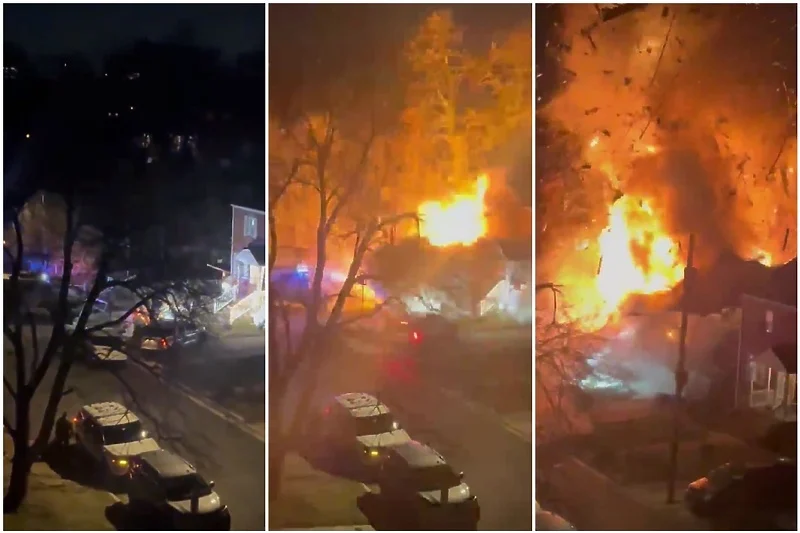 (VIDEO) Amerikanac raznio vlastitu kuću dok su policajci pokušavali da uđu