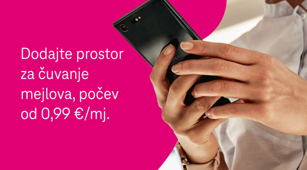 Novi WebMax: Dodajte prostor za čuvanje mejlova, počev od 0,99 eura/mjesečno
