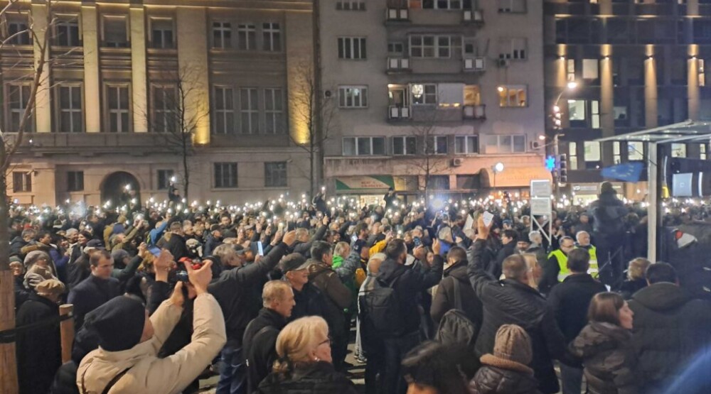Novi protest koalicije „Srbija protiv nasilja”u Beogradu