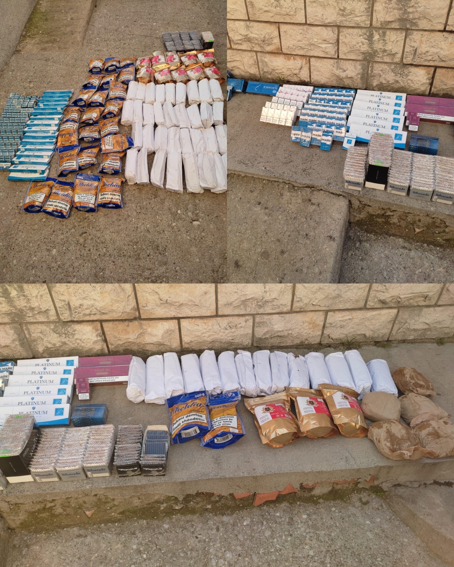 Podgorica: Pronađen rezani duvan i cigarete u vrijednosti od 6.000 eura, uhapšena jedna osoba