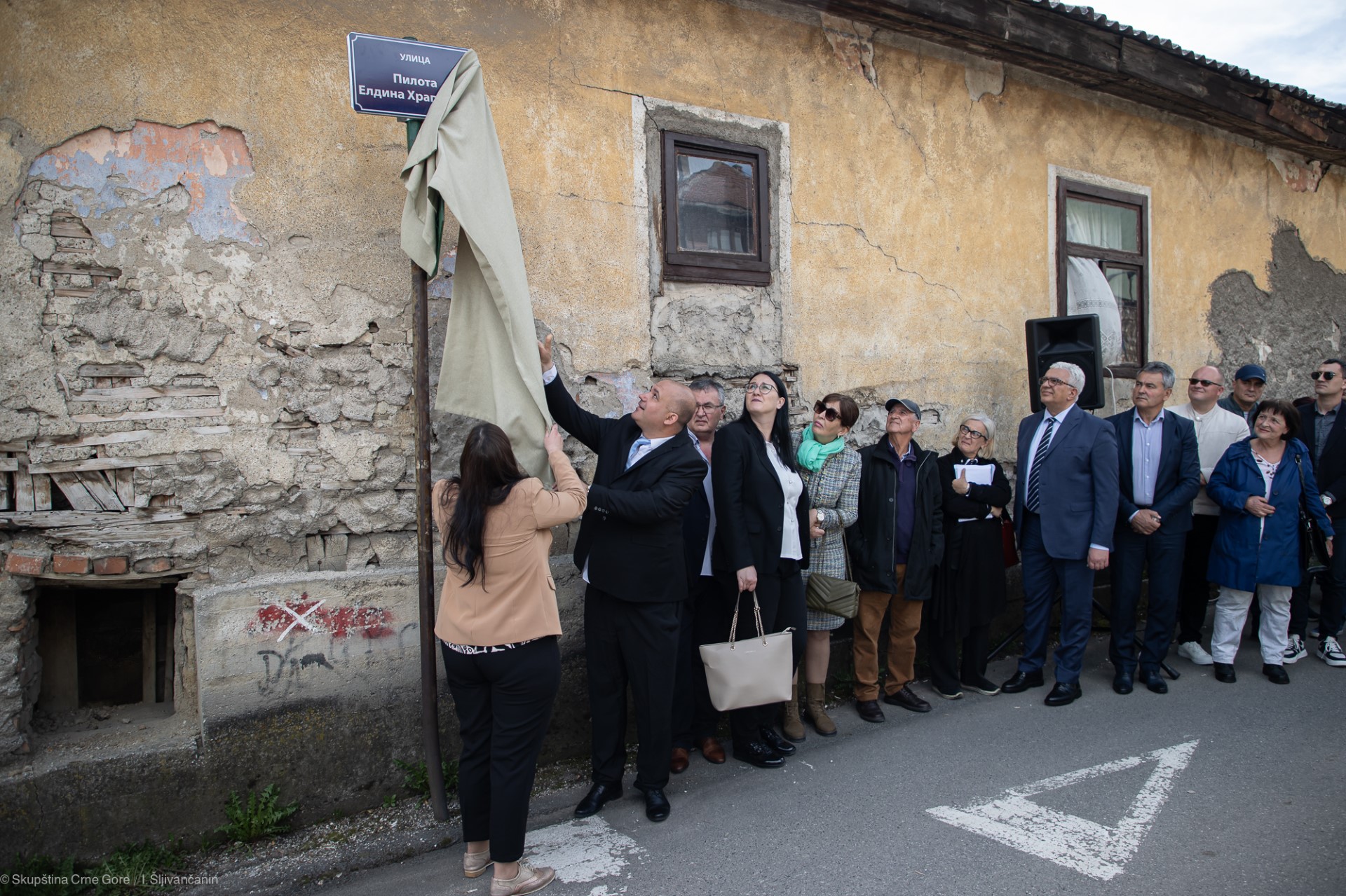 Mandić na otvaranju ulice pilota Eldina Hrapovića