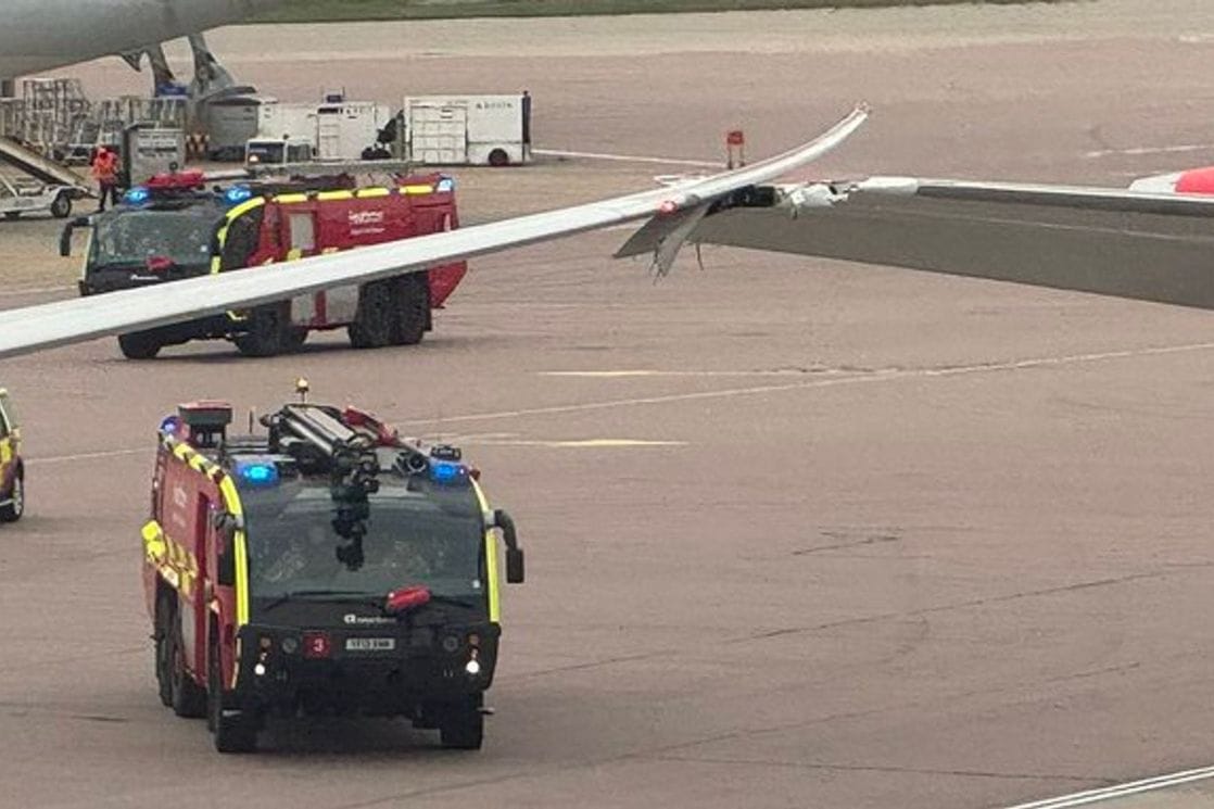 Sudar dva aviona krilima na aerodromu Hitrou u Londonu