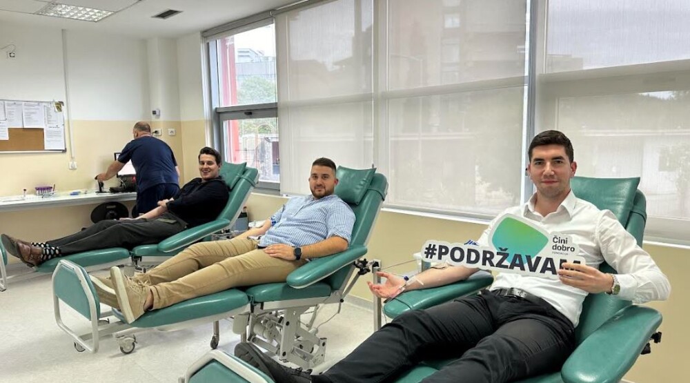 Fondacija &#8220;Čini dobro&#8221; uspješno realizovala akciju dobrovoljnog davanja krvi