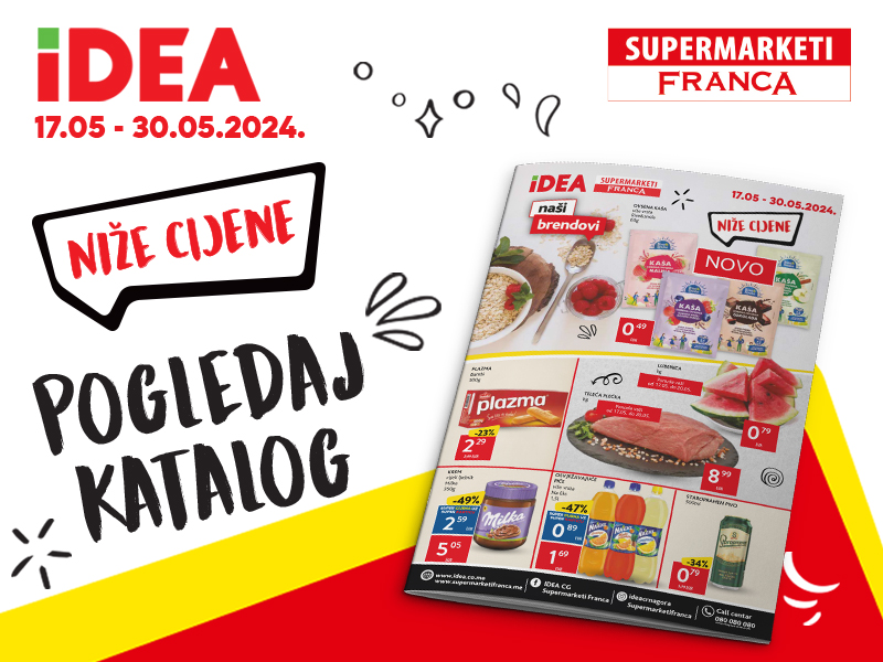 IDEA i Franca: Pripremite se za omiljeno godišnje doba uz bogat asortiman i odlične cijene