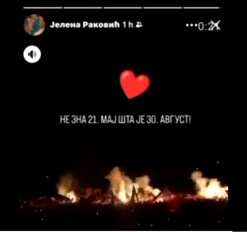 (VIDEO)SKANDALOZNO: Sramna objava na društvenim mrežama potpredsjednice žena Pokreta Evropa sad povodom Dana nezavisnosti